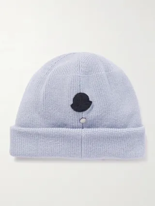 + 1017 ALYX 9SM Logo-Appliquéd Ribbed Wool Beanie