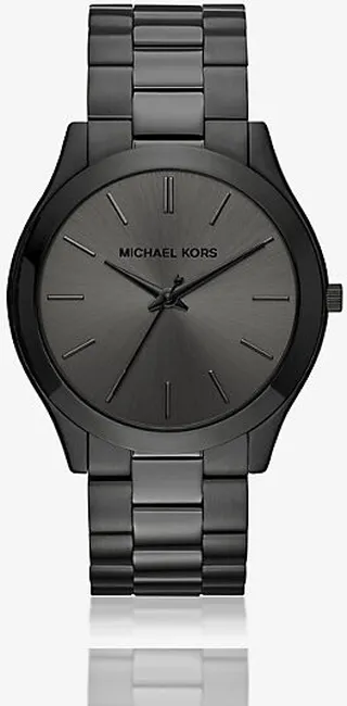 Oversized Slim Runway Black-Tone Watch