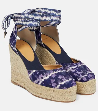 Carina canvas and jute espadrilles