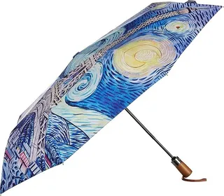 Anuschka Auto Open and Close Umbrella - 3100 (Love in Paris) Umbrella