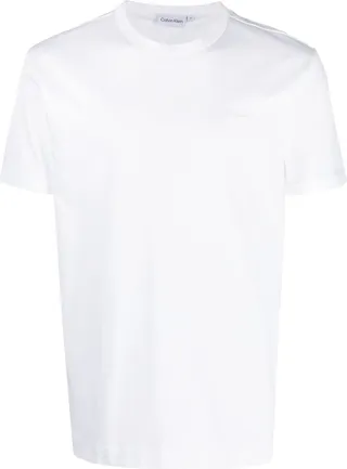 logo-patch cotton T-shirt