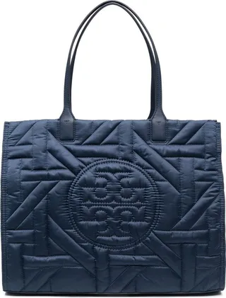 Ella basketweave-embossed tote bag