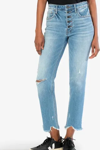 Rachael High Rise Fab Ab Jeans in Start Wash