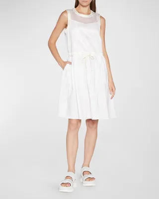A-Line Active Dress with Drawstring Waist