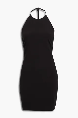 Palmyra crepe mini dress