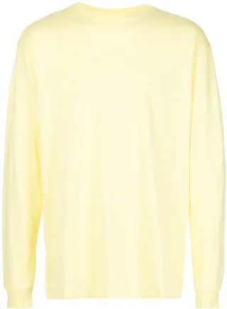 long-sleeved crew neck T-shirt