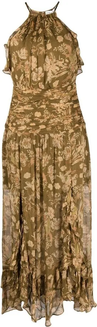 Rosaline floral-print chiffon dress