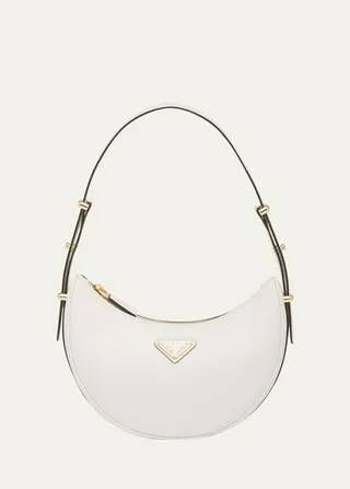 Zip Leather Shoulder Bag