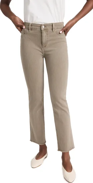 DL1961 Mara Straight Mid Rise Instasculpt Ankle Jeans