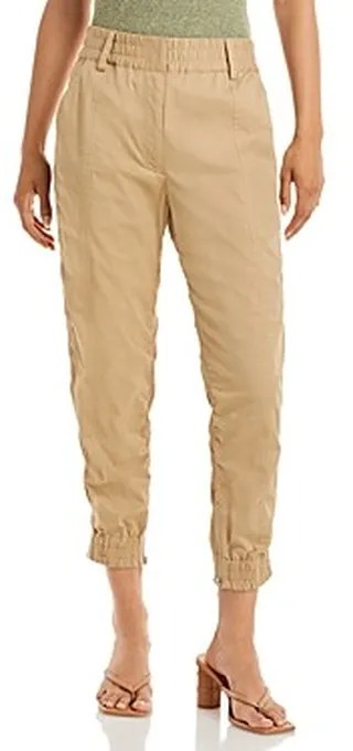 Derek Lam 10 Crosby Phoenix Ruched Zip Hem Jogger Pants