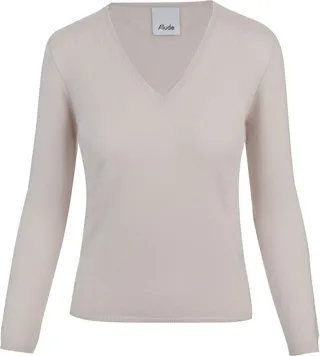 Allude V-Neck Knitted Pullover