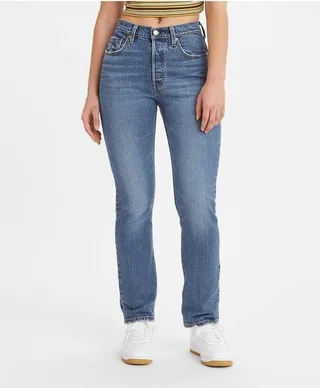 Levi's® Women's 501™ High-Rise Straight Jeans - Salsa In Sequence 24