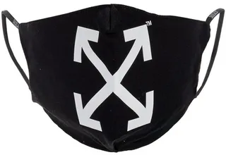 Off-White Arrow Print Face Mask