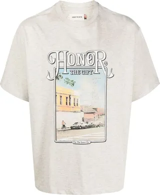 logo-print short-sleeve T-shirt