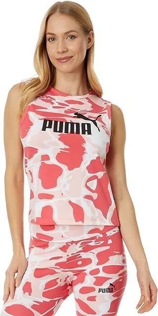 PUMA Summer Splash All Over Print Tank (Loveable) Women's Clothing