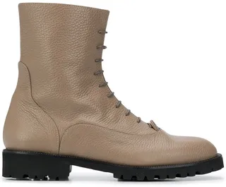 Lace-Up Combat Boots