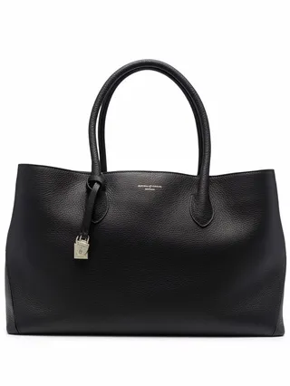 London leather tote