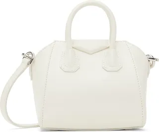 Givenchy White Micro Antigona Bag