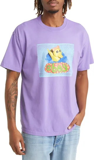 Clay Duck Cotton Graphic Tee