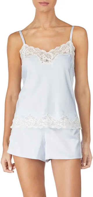 Lace Trim Short Pajamas