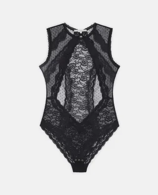 Stella McCartney - Layla Gleaming High Leg Bodysuit