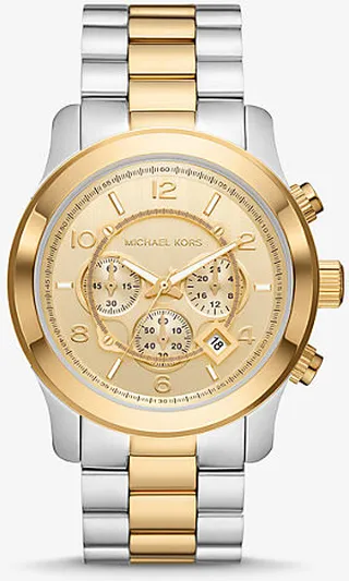 Oversized Runway Two-Tone Watch
