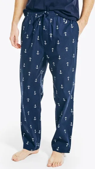 Nautica Mens Anchor Print Sleep Pant