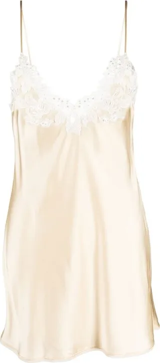 LA PERLA- Maison Silk Slipdress