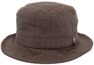 Striped-Bucket Hat