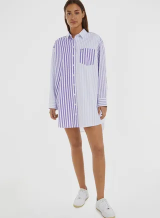 Striped Pocket Detail Shirt