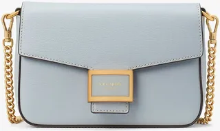 Kate Spade Katy Textured Leather Flap Chain Crossbody