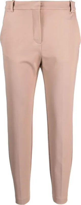 Slim-Cut Cropped Trousers