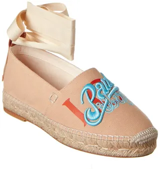 Loewe Paula's Ibiza Canvas Espadrille
