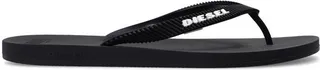 Diesel Logo Detailed Thong Slippers