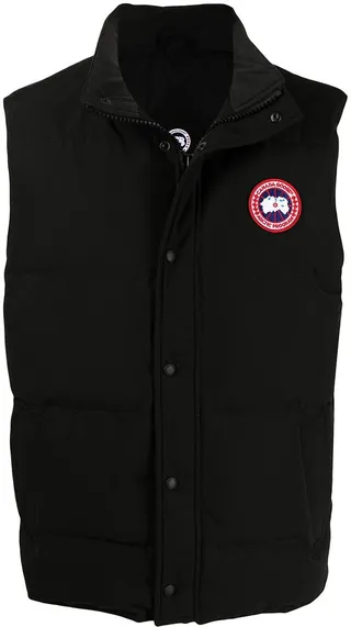 Logo-Patch Padded Gilet