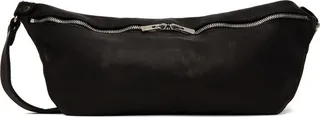 Guidi Black Large Belt Bag