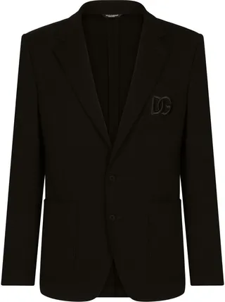 DOLCE & GABBANA- Logo Embroidered Jacket