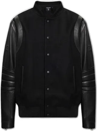 Balmain Buttoned Bomber Jacket