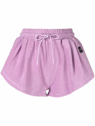 Logo-Patch Terry-Cloth Shorts