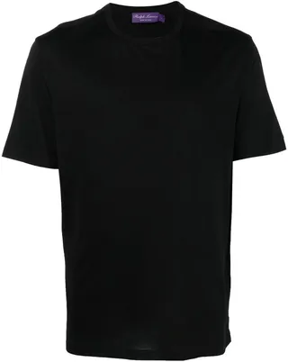 crew-neck fitted T-shirt