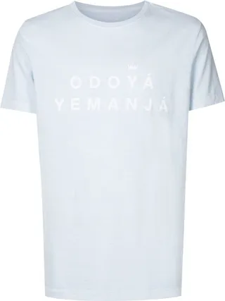 slogan-print T-shirt