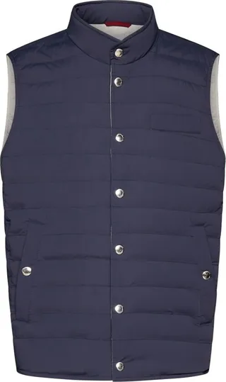 Brunello Cucinelli Buttoned Padded Gilet