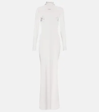 Applique gown