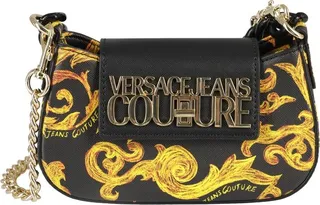 Versace Jeans Couture Barocco-Printed Chain-Linked Crossbody Bag
