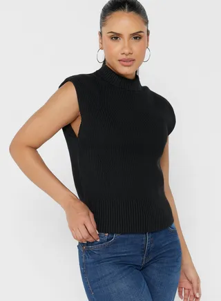 Crew Neck Sweater Vest