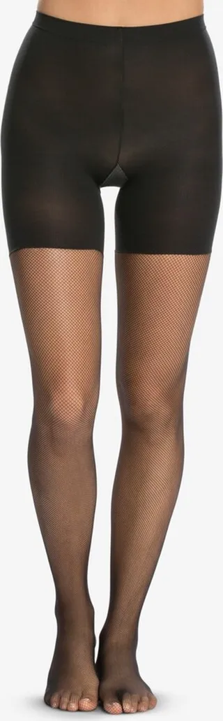 Spanx Micro-Fishnet Mid-Thigh Shaping Tights