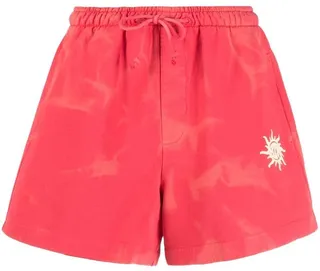 Tie-Dye Cotton Shorts