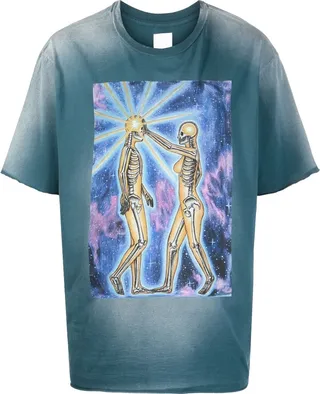 graphic-print cotton T-shirt