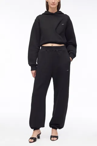 Compact French Terry Sweatpant in black