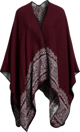 Capes & Ponchos Garnet